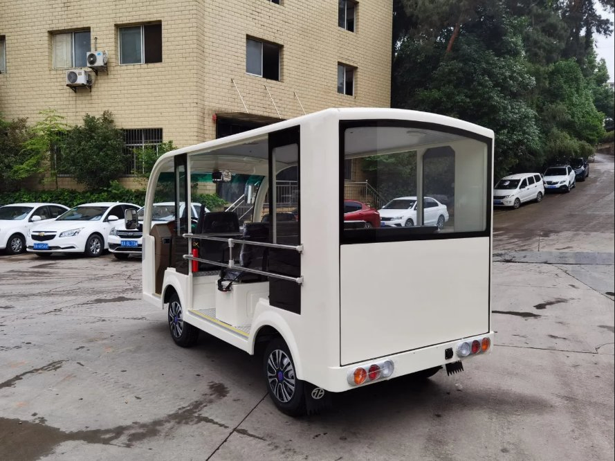 مدينة السياحة في الصين مارشيل 8-Seat مدرسة النقل الكهربائي حافلة صغيرة للمدينة