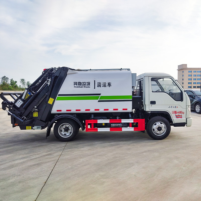 4X2 4X4 شاحنة كهربائية لجمع النفايات لشاحنات القمامة الحضرية