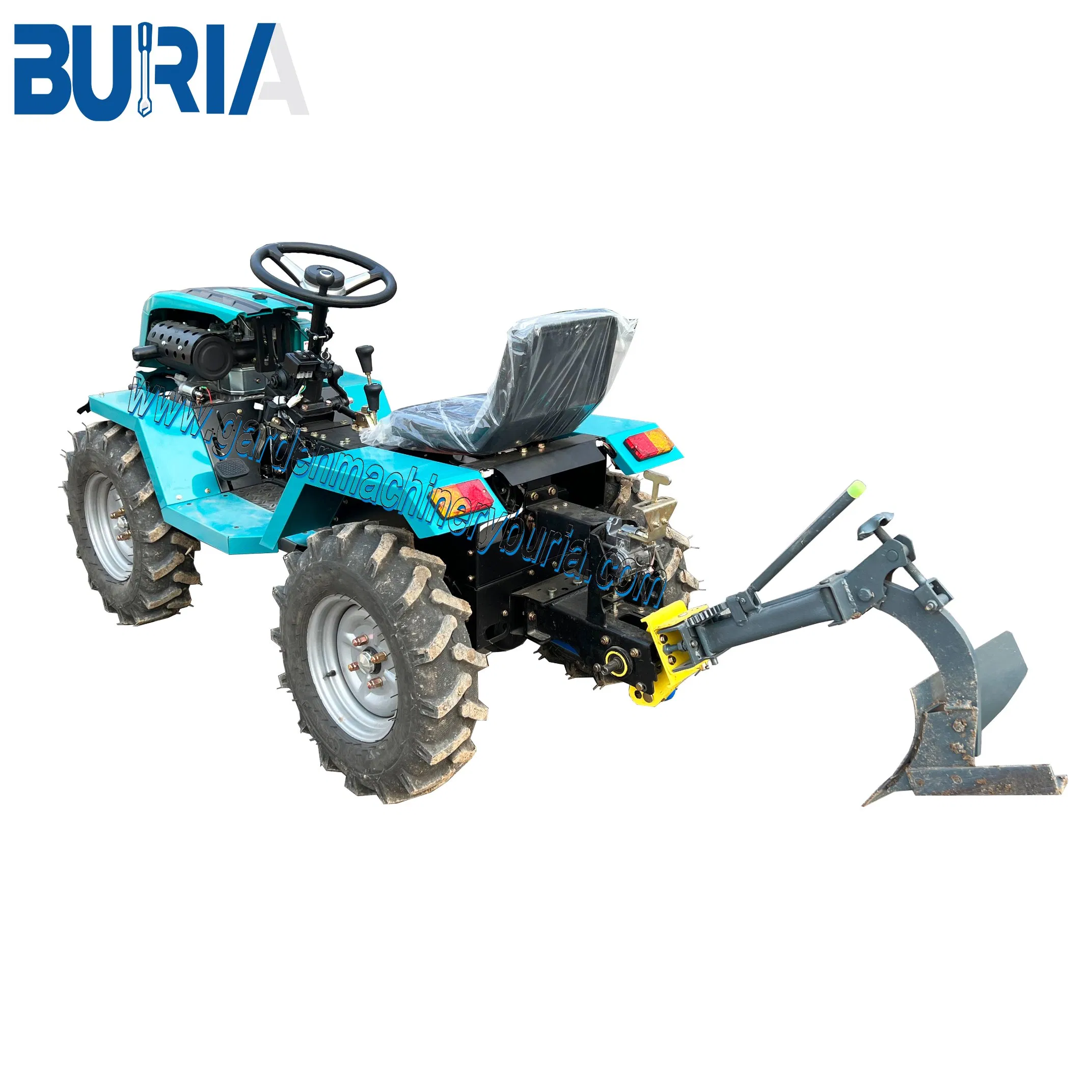 4WD آلة زراعية صغيرة مع بدء كهربائي، جرار مدمج، جرار مزرعة