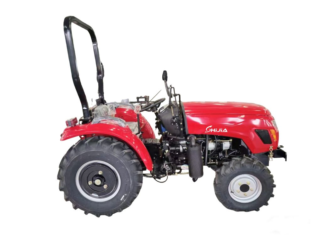 جرار حديقة 25-80HP 4WD جرار بستاني جرار صغير دفيئة بدء كهربائي