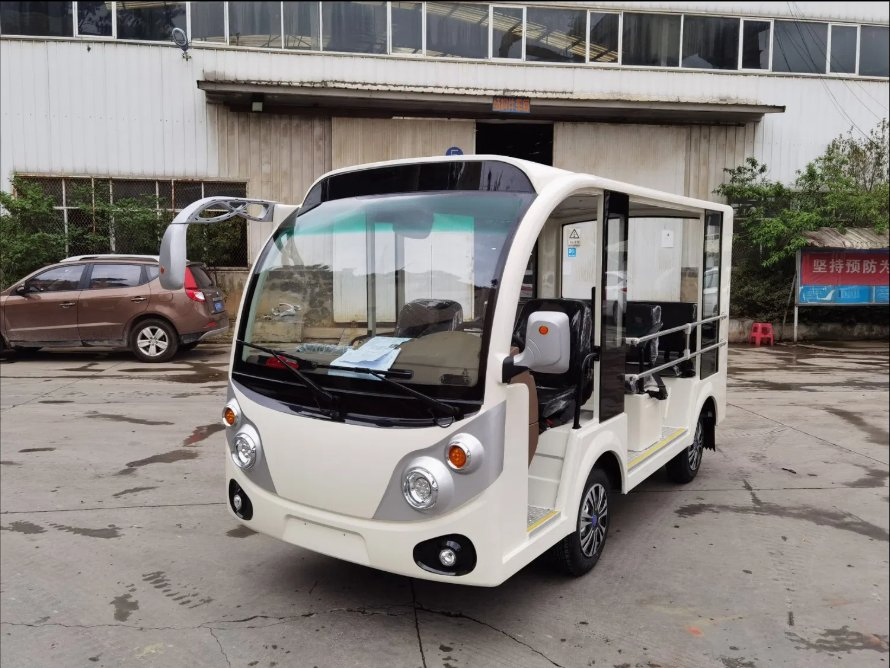مدينة السياحة في الصين مارشيل 8-Seat مدرسة النقل الكهربائي حافلة صغيرة للمدينة