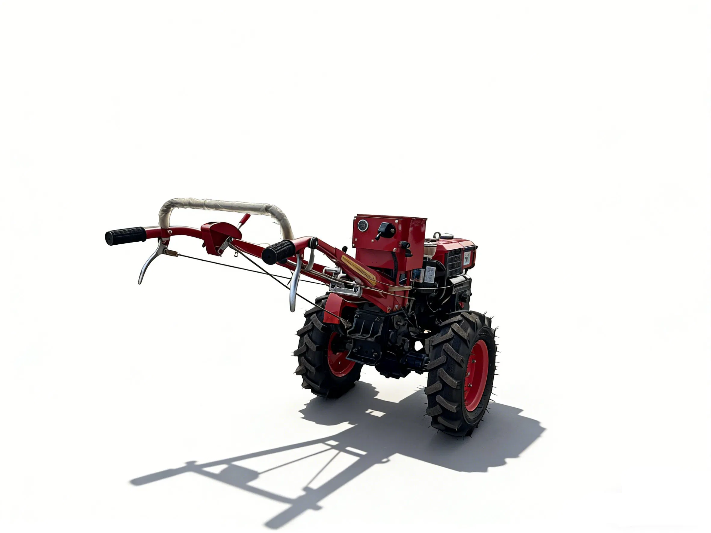 جرار مشي قوة 8HP 10HP 12HP 15 حصان 18HP 20HP محراث جرار ذو عجلتين بدء كهربائي جرار يدوي