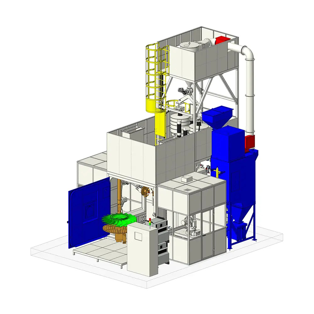 KOSHIN Dual-Robot Shot Peening Machine for Blisks