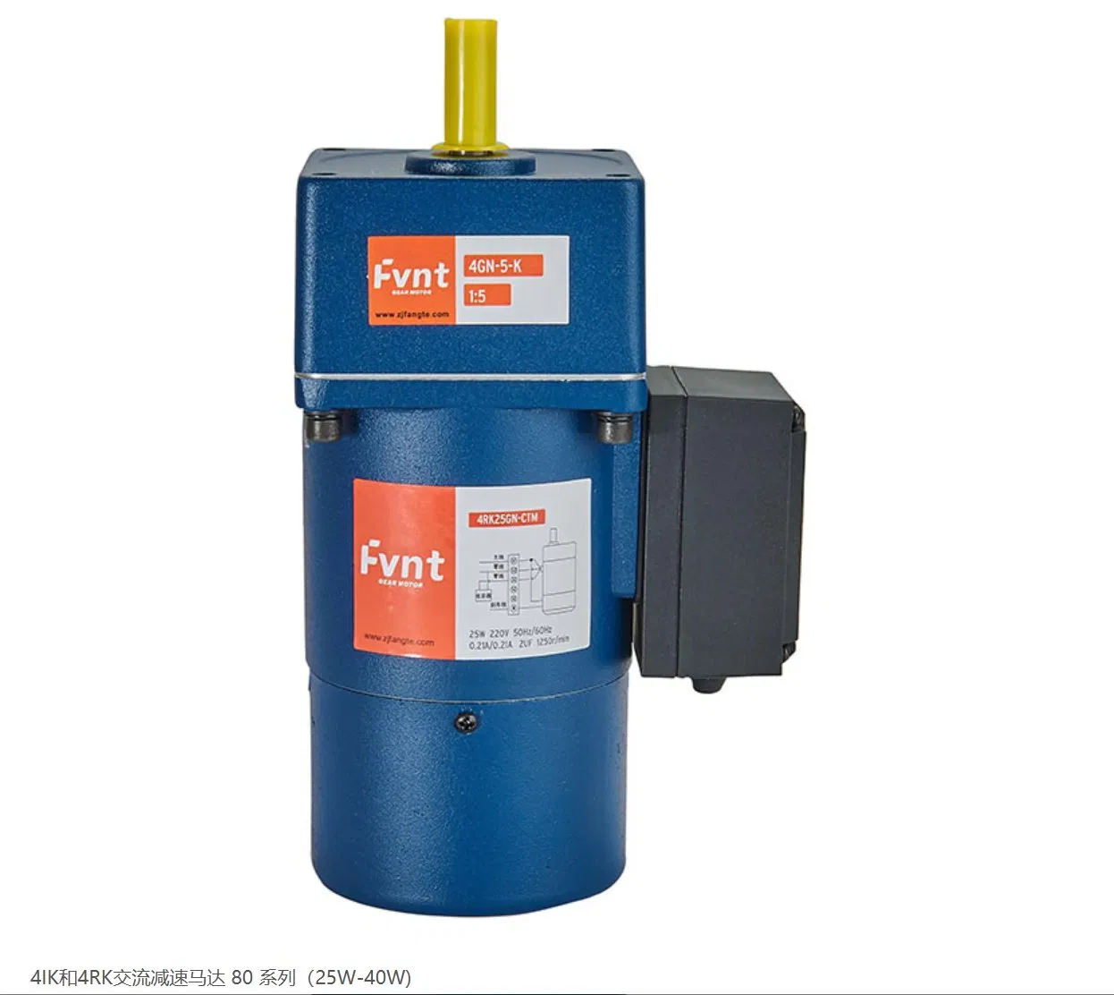 6W 60mm Micro AC Gear Motor with Gear Reducer, 110V/220V Small Speed Control Motor for Automation Equipment