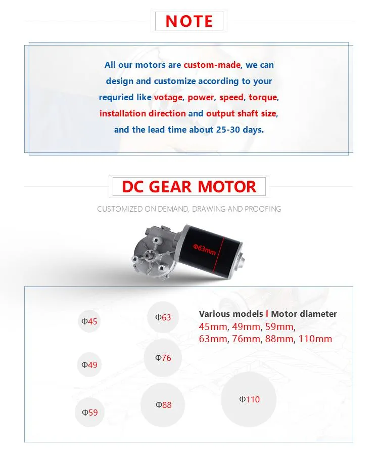 Motor Specifications Guide