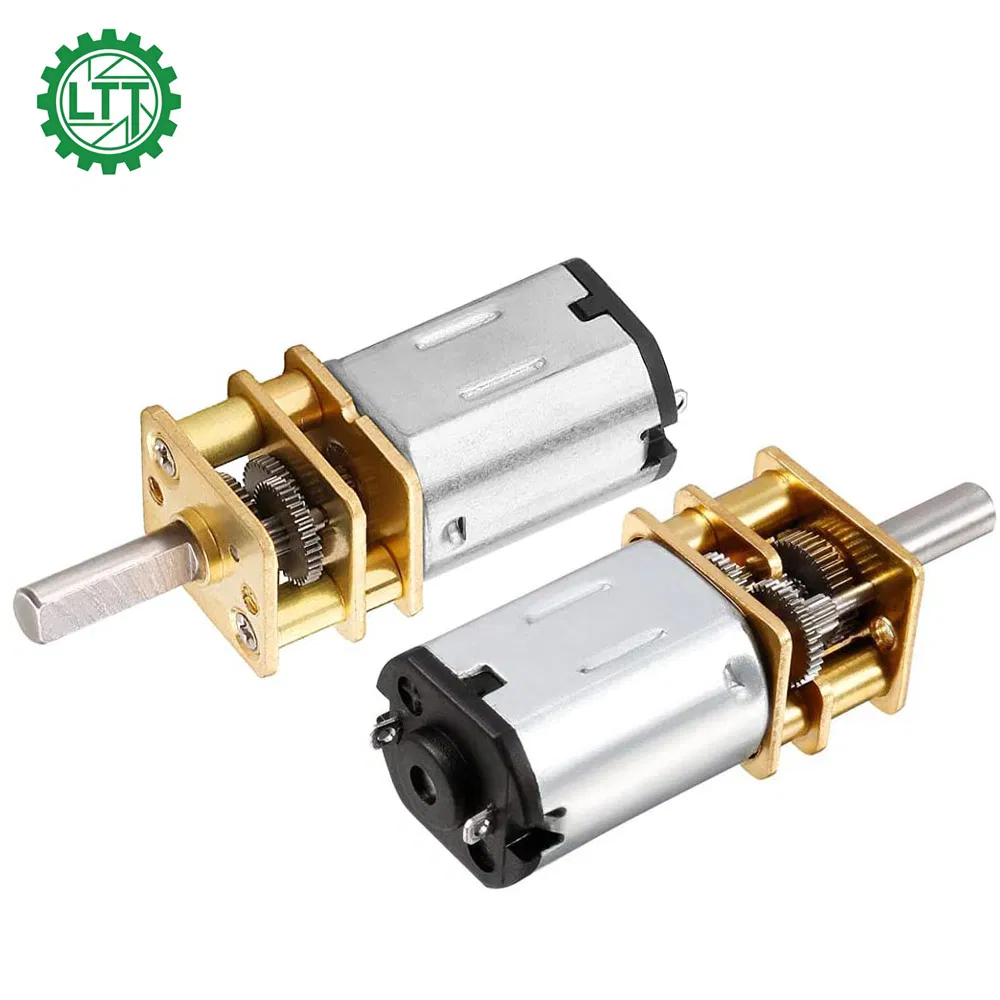 12mm High Torque Low Noise Micro N10 N20 N30 3V 4.5V 6V 12V Brush DC Gear Motor