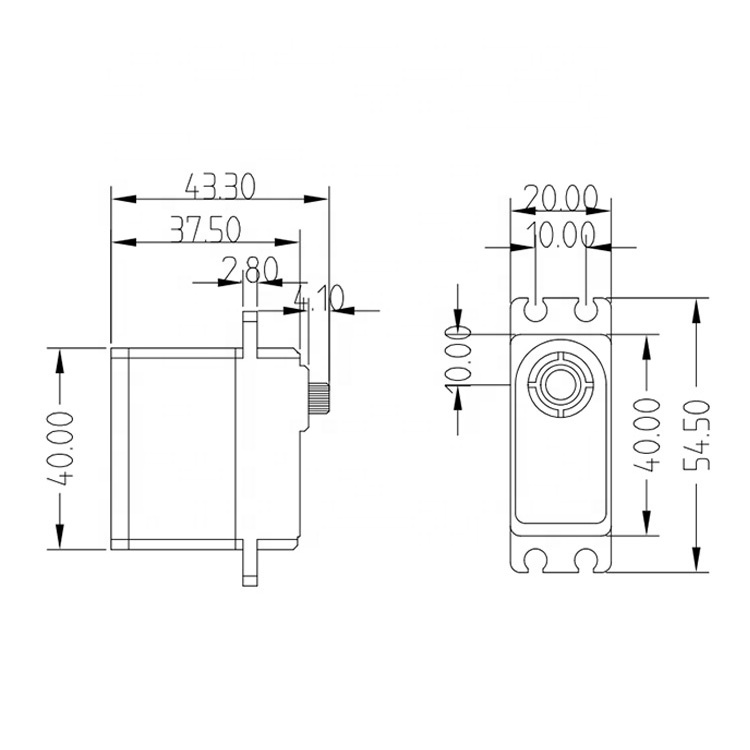 Waterproof Full Metal Steel Gear Digital Coreless Servo Motors Large Torque RC Car and Boat Varies Weights from 15KG to 40KG