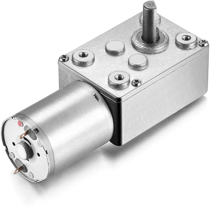 Jgy370 High Torque DC 6V 12V 24V Turbo Worm Gear Motor 46mm Self-Locking Micro Gear Motor for Electric Curtain and Window Opener