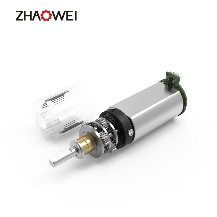 Zhaowei Waterproof Motor 16mm DC Planetary Plastic Gearbox Motor Brush Mini Gear Motor for Greenhouse