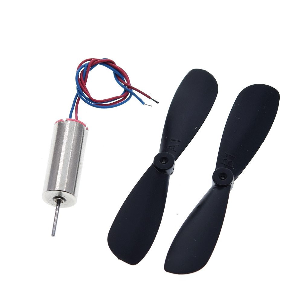 RDS Electronics -DC3.7-4.2V 716 7*16MM Micro DIY Helicopter Coreless DC Motor With Propeller