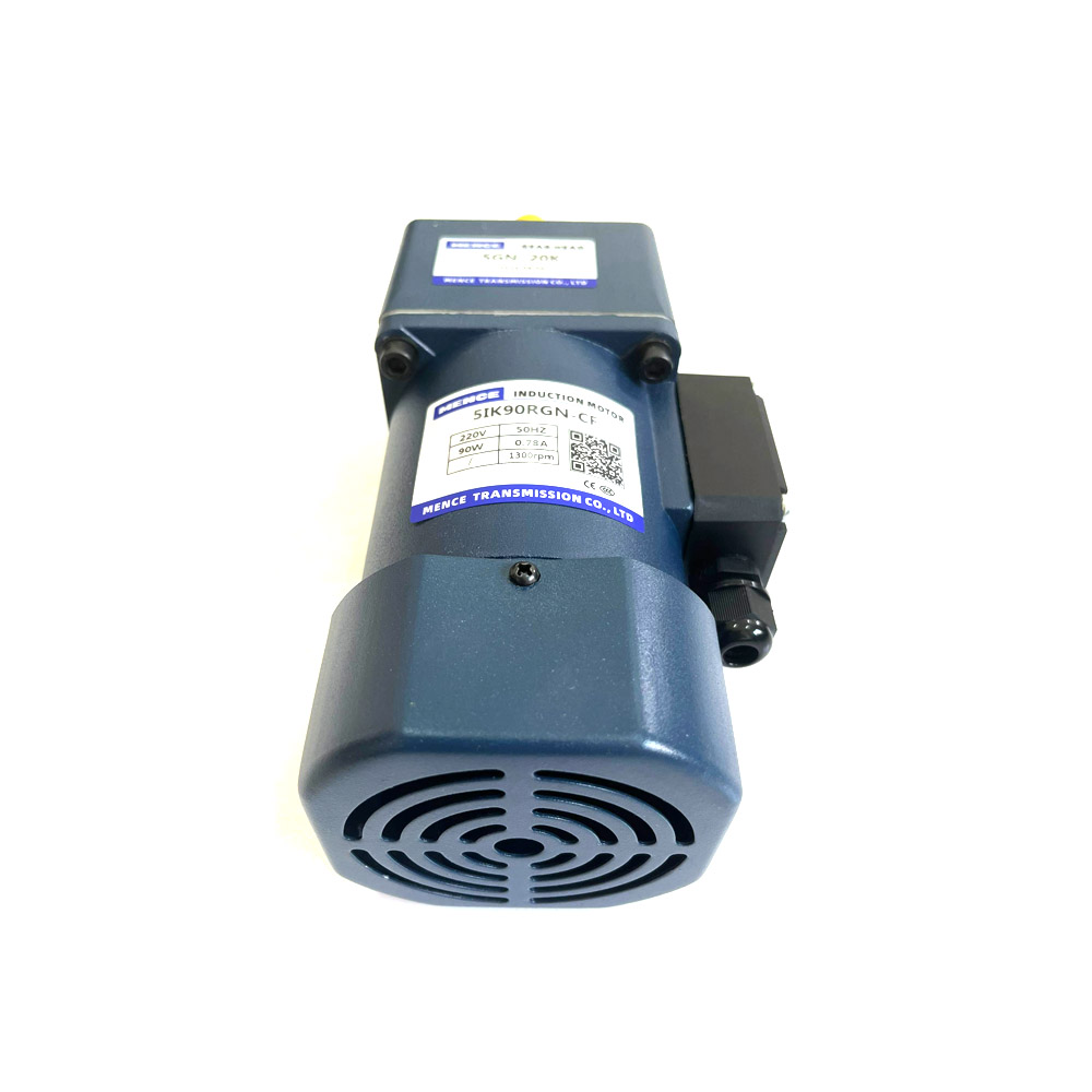 90W 90mm Reducer High Torque Single 3 Phase Electric AC Induction Speed Control Small Micro Gear Motor