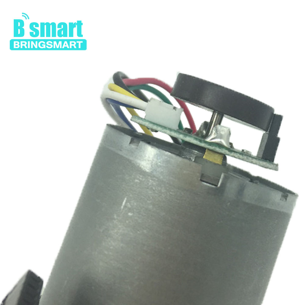 BringSmart JGB37-3530B 24V Dc Motor 12volt Encoder Gear Motor High Torque Micro Dc Gear Motor with Encoder