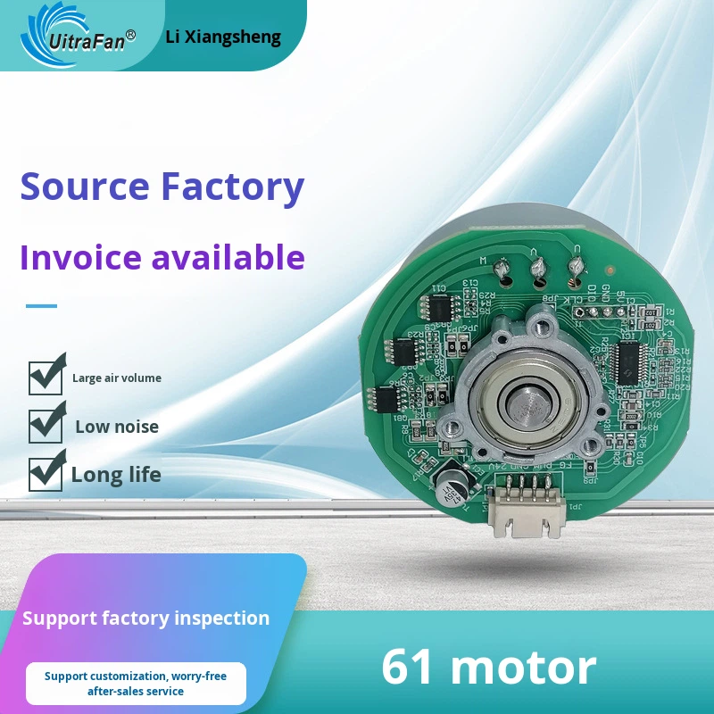 Customized Floor Fan DC Brushless Motor External Rotor Low Voltage 12V Efficiency IE1 Model LXS6112B 2500 RPM