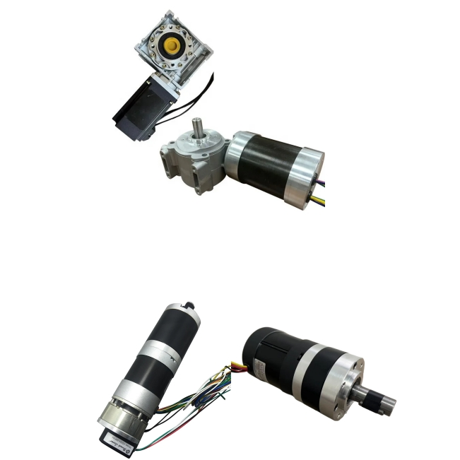 Custom Good Quality 15W to 2000W Electric Brushless DC Motor 24V 12V 36V 48V 325V BLDC Servo Worm Planetary Gear Motors with Driver Controller Gearbox Encoder