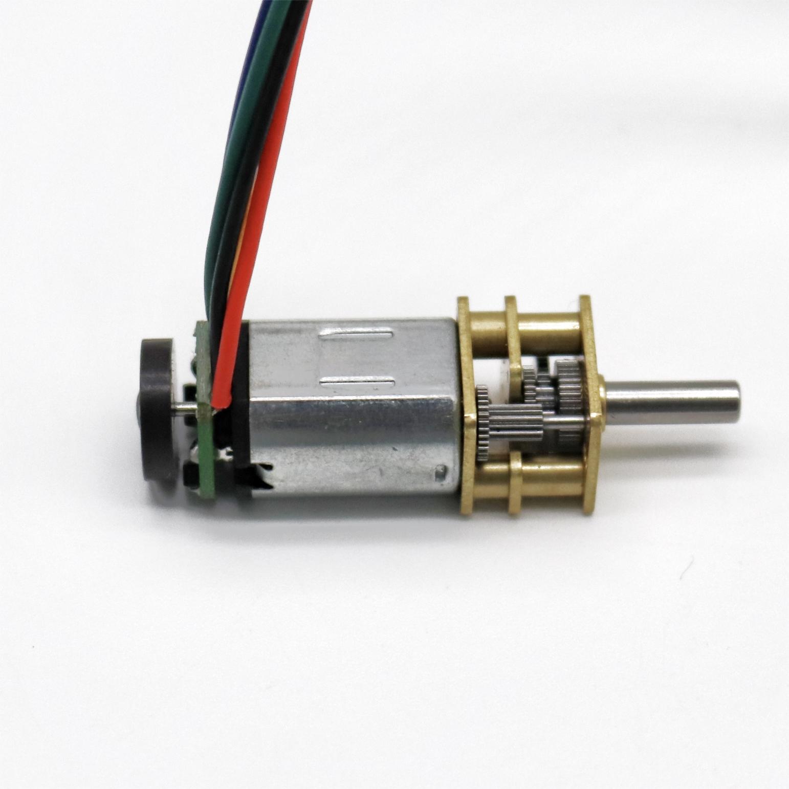 N20 Micro Encoder Motor Reducer 3V 6V DC Encoder Motor With Gearbox Hall Sensor Encoder 7ppr