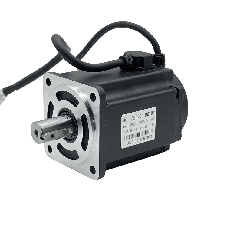 80mm Flange Single-Phase 3.2Nm 1kw 3000rpm AC Servo Motor with 17-bit Magnetic Encoder Servo Motor Drive