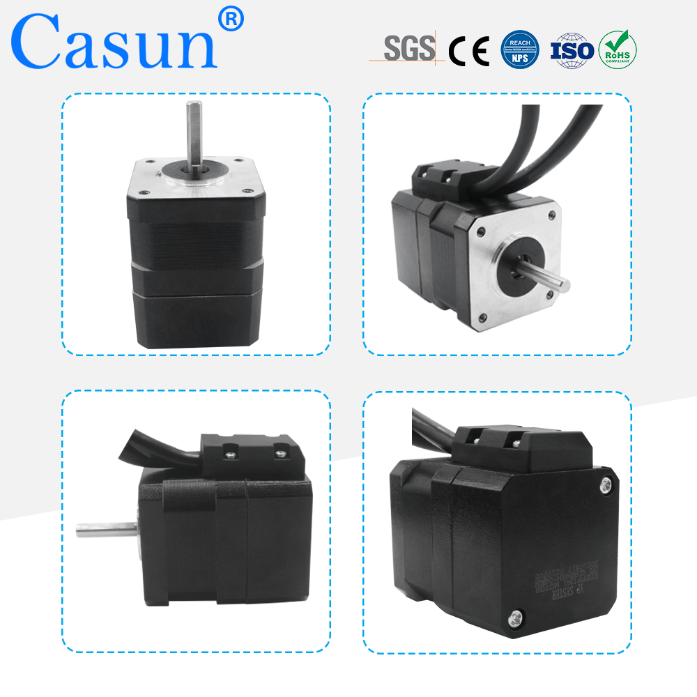 Nema 17 Hybrid Stepper Motor High Torque 1.2A 42x34mm 320mN.m Closed Loop ROHS Industrial Permanent Magnet Step Motor Encoder