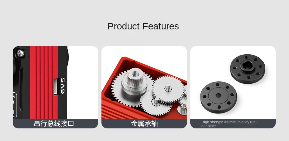 Feetech HL3915 12V 14kg.cm Coreless Motor 360&deg; Double Shaft Constant Force Servo Similar XL330-M288-T Servo