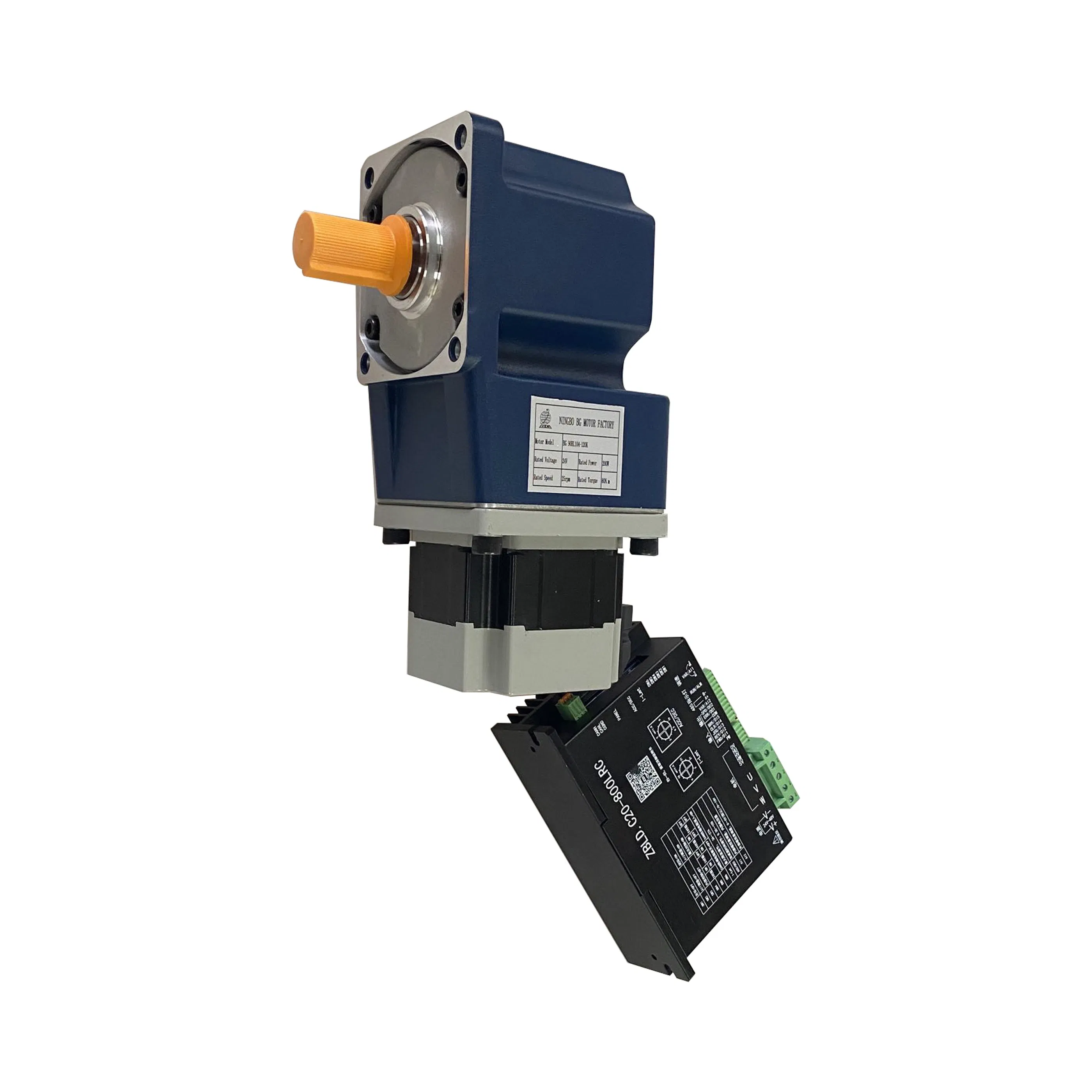 90mm BLDC Motor 24V Right Angle Geared Motor Mini Explosion-Proof 200W High Torque Low Rpm 25rpm Brushless DC Motor and Drive