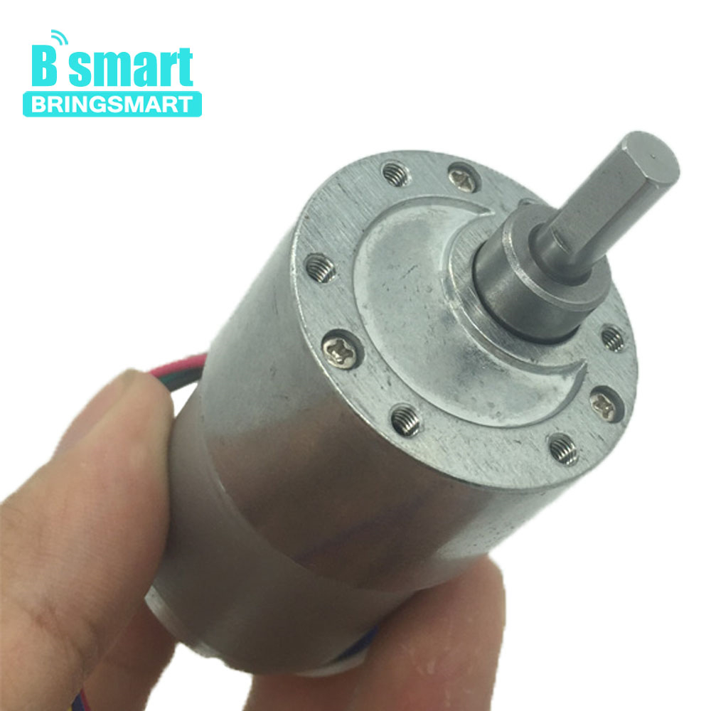 BringSmart JGB37-3530B 24V Dc Motor 12volt Encoder Gear Motor High Torque Micro Dc Gear Motor with Encoder