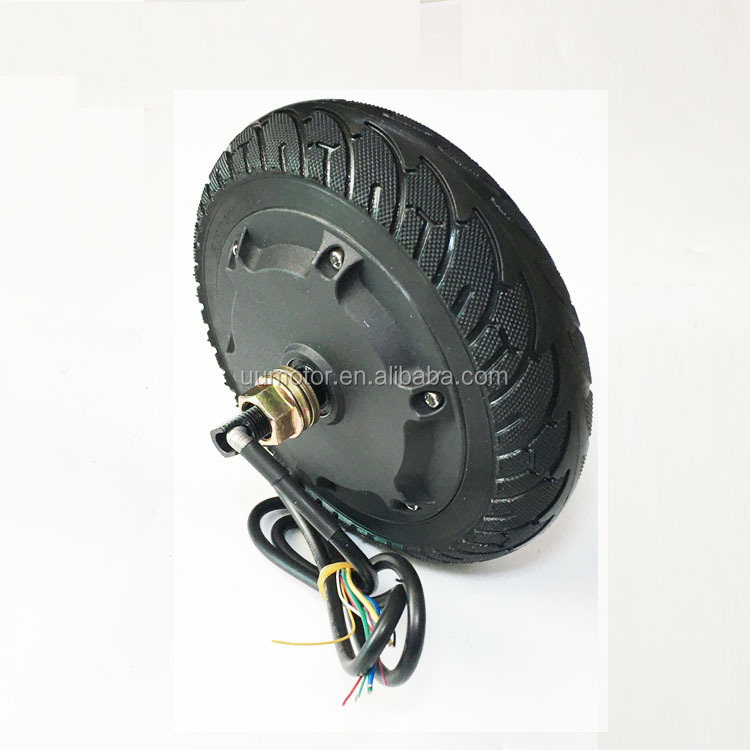 48V 500W Max Load 180kg 8 Inch Single Shaft Robot Wheel Servo Brushless Hub Motor with Encoder