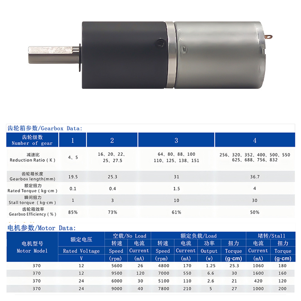 C Planetary 12v Reduction Motor DC 24v High Torque Gear Speed-adjustable Micro Low-speed Motor Small Motor