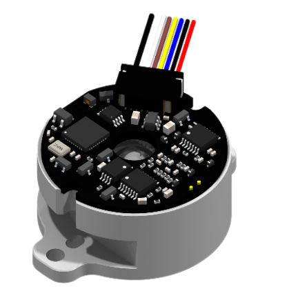 New Roundss RAA35.1T6 High-Precision Wide-Temperature Servo Motor Encoder Replaceable Absolute 35mm 6mm Shaft 23/17/25bit