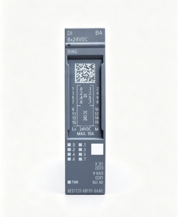 6ES7131-6BF01-0AA0 ET 200SP DI 8x24VDC BA Digital Input Module, ATEX/IECEx Certified, Integrated Encoder Supply, Hot-Swap
