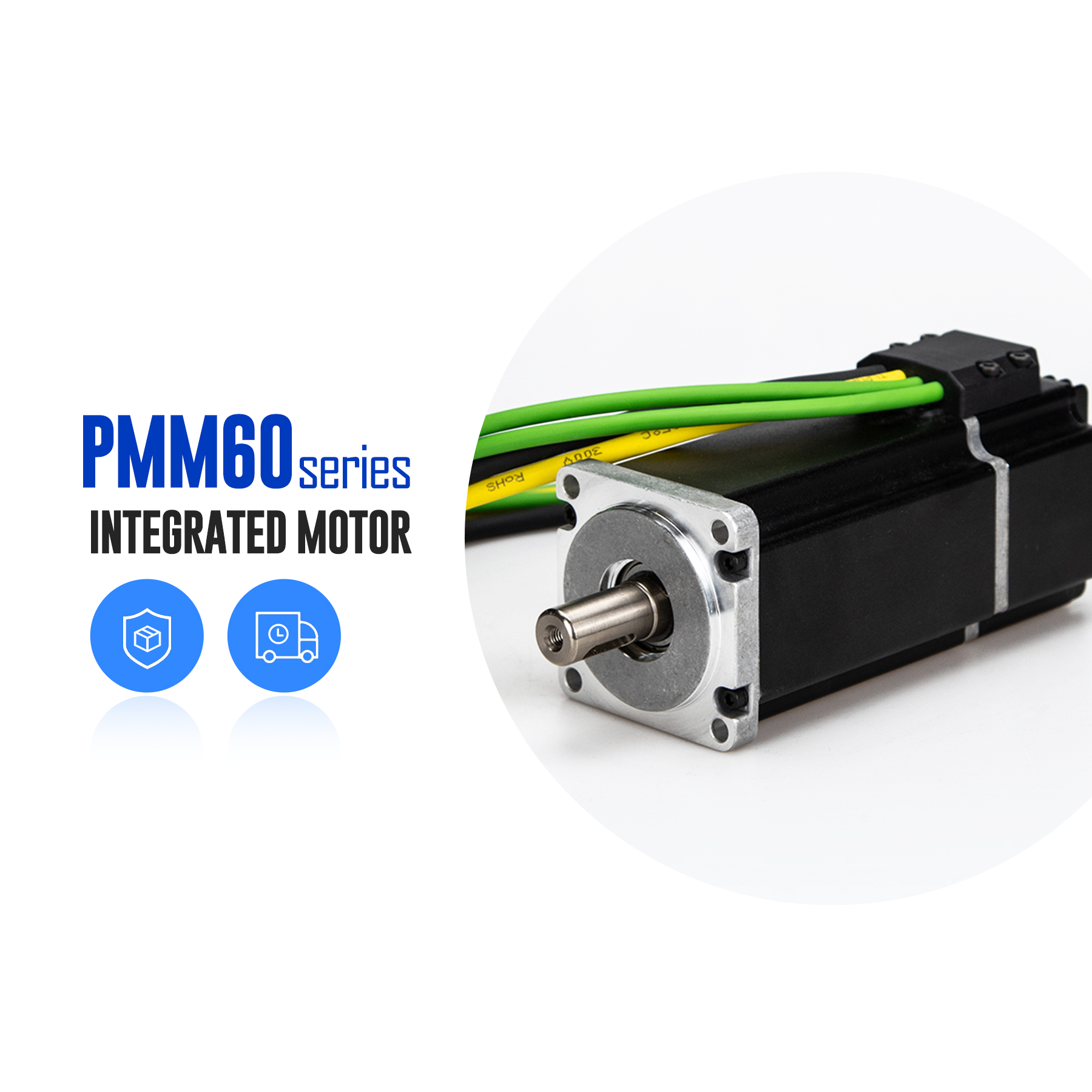 NiMotion Integrated Low-voltage Servo Motor 400W Integrated Encoder Ethercat/CANopen DC Motor
