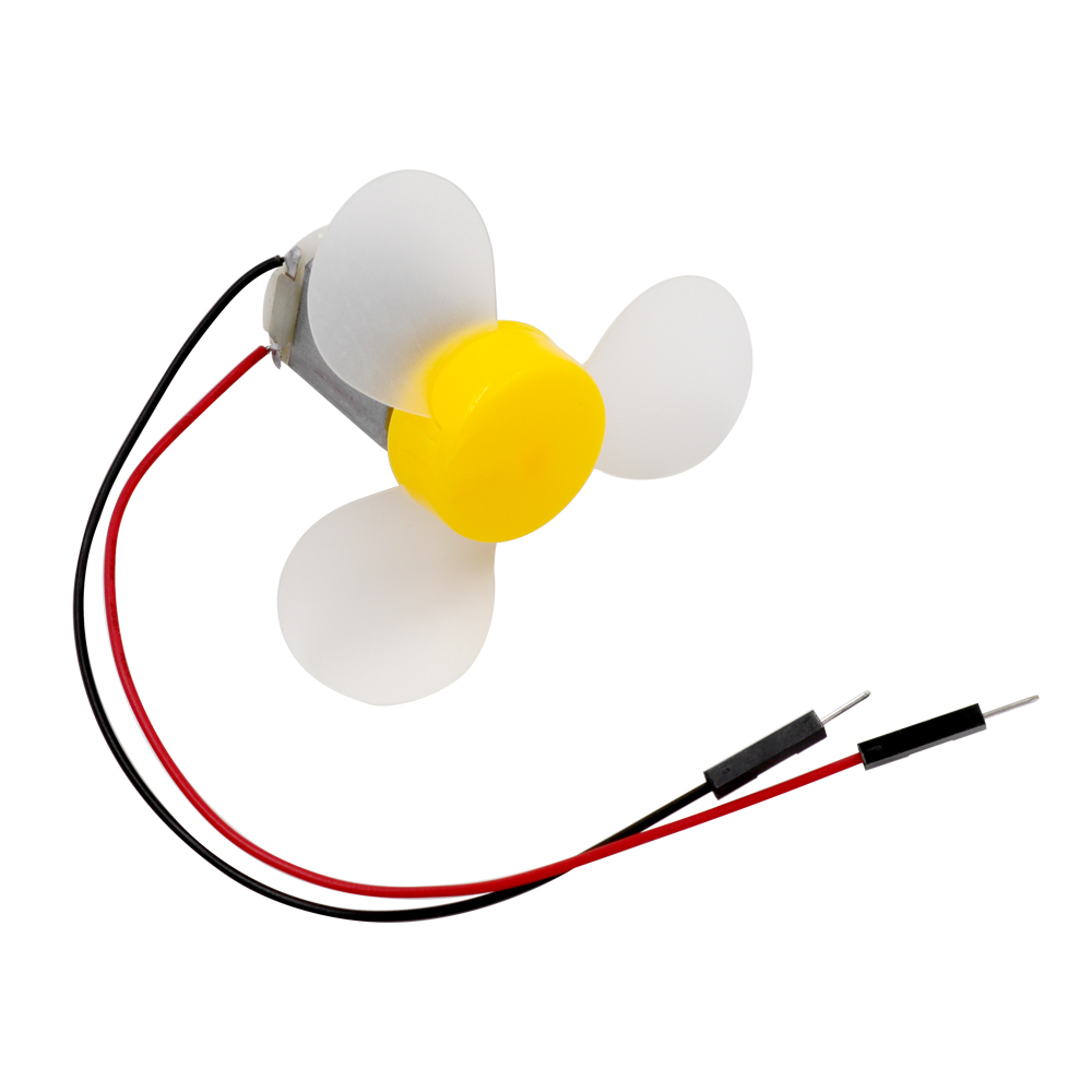 DC 3V Low Voltage Micro Mini Motor 130 Model for Toys DIY with Fan Blade