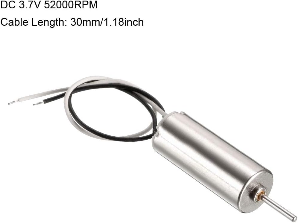 615 6x15mm Coreless Micro DC Motor 3.7V 52000 RPM - for RC Aeroplane Model