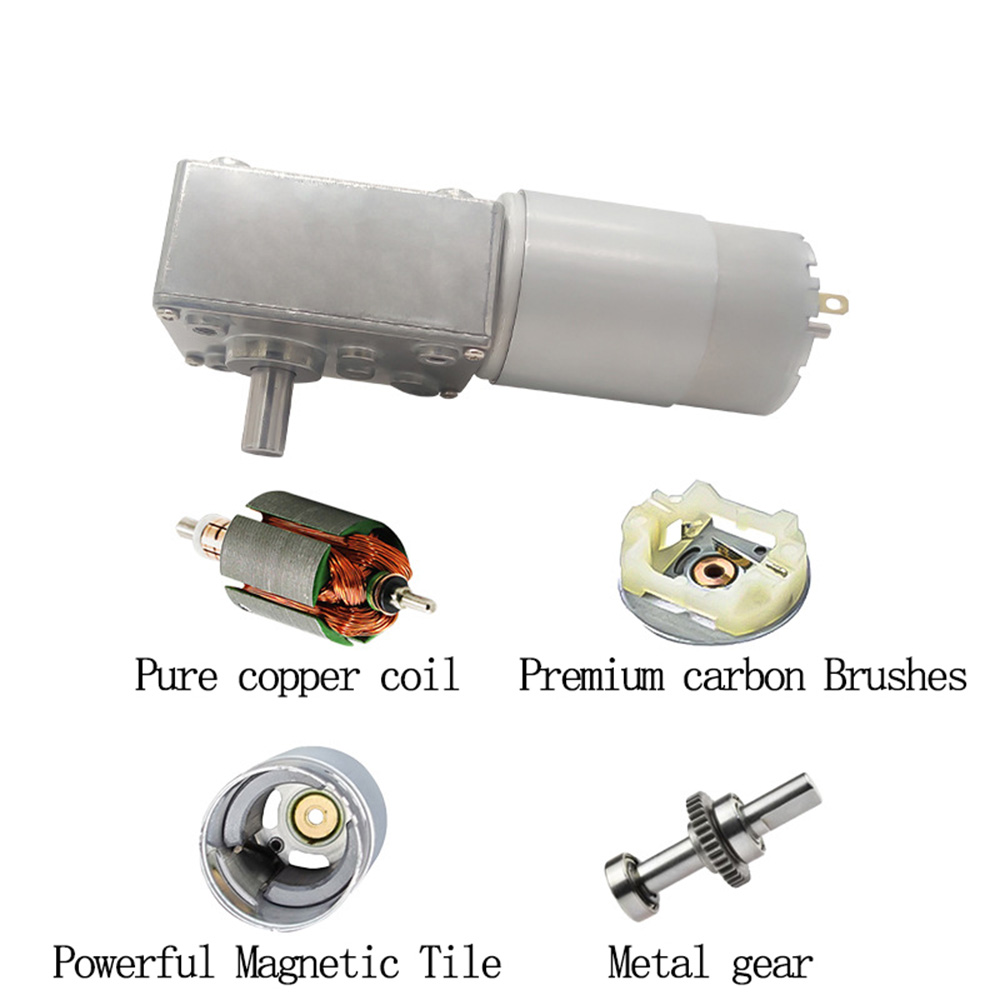 58SGM555(545) Encoder Reduction Motor High Torque Motor With Encoder Turbine Worm Motor 12v-24