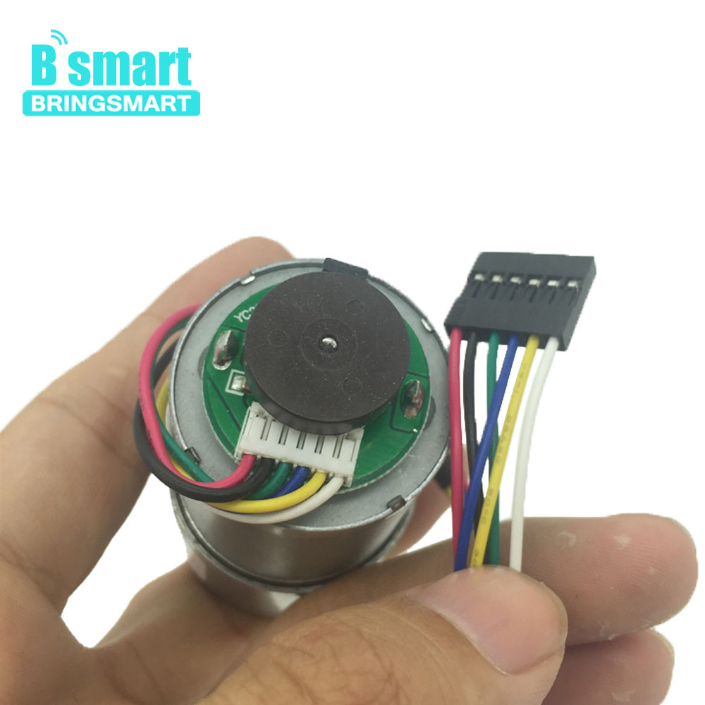 BringSmart JGB37-3530B 24V Dc Motor 12volt Encoder Gear Motor High Torque Micro Dc Gear Motor with Encoder