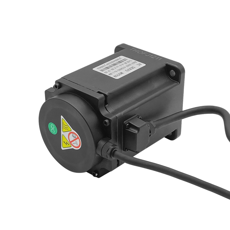 80mm Flange Single-Phase 3.2Nm 1kw 3000rpm AC Servo Motor with 17-bit Magnetic Encoder Servo Motor Drive