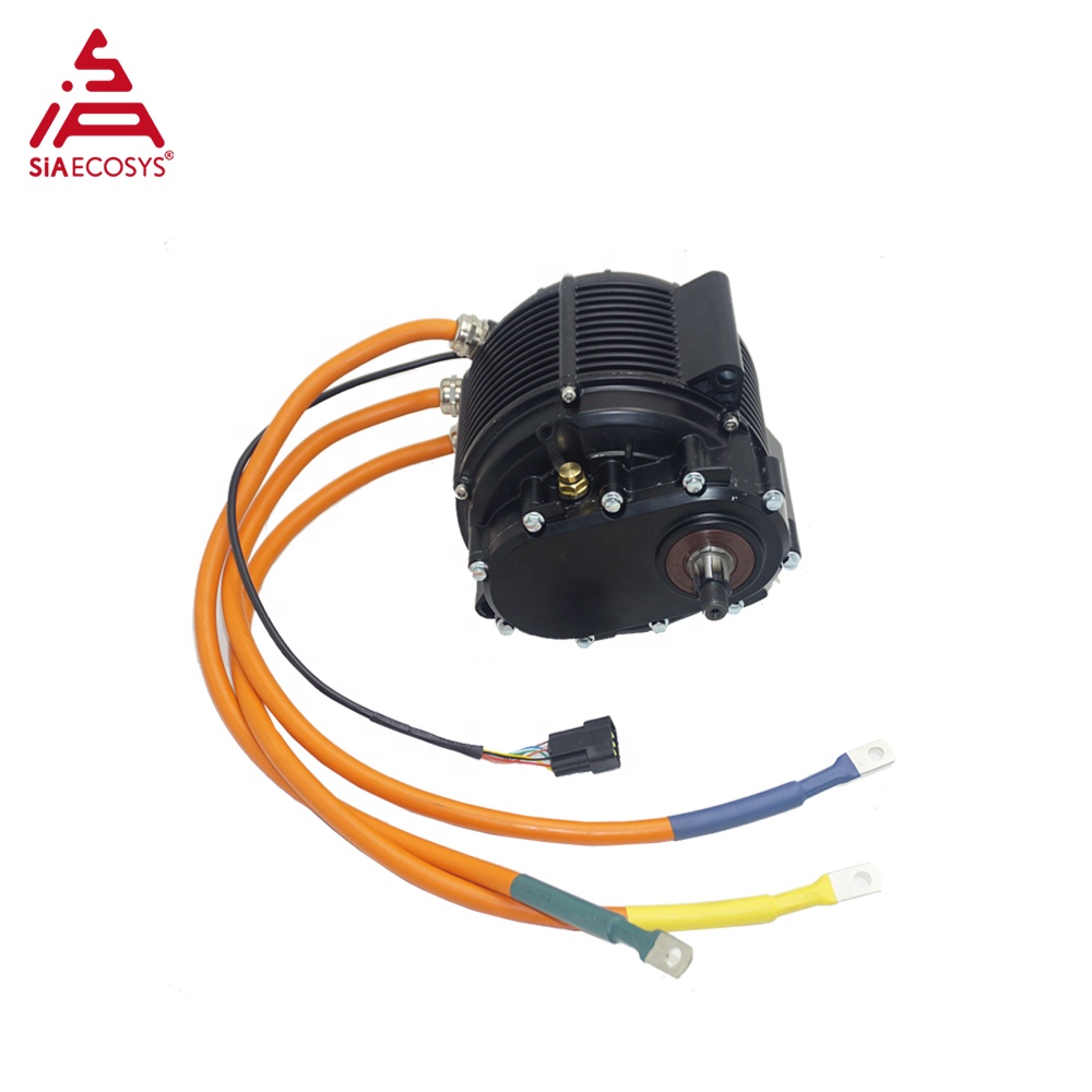 QS MOTOR QS165 High Power 12000W 12KW 72V 60H Encoder PMSM Mid Drive Motor with New Fardriver ND72890B BLDC Controller