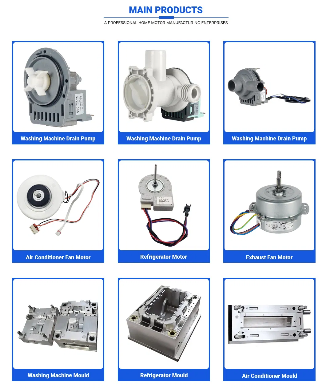 Main Products Overview