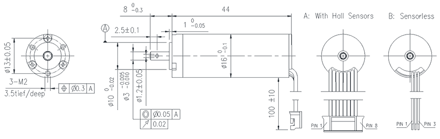 Motor Technical Drawing