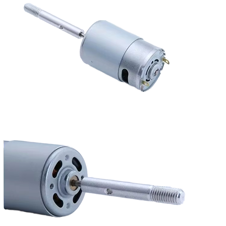 Customizable 555 Micro Motors 12V Single-Ended Shaft Vibration DC Motor Brush Commutation Explosion-Proof 3500RPM Electric Fans