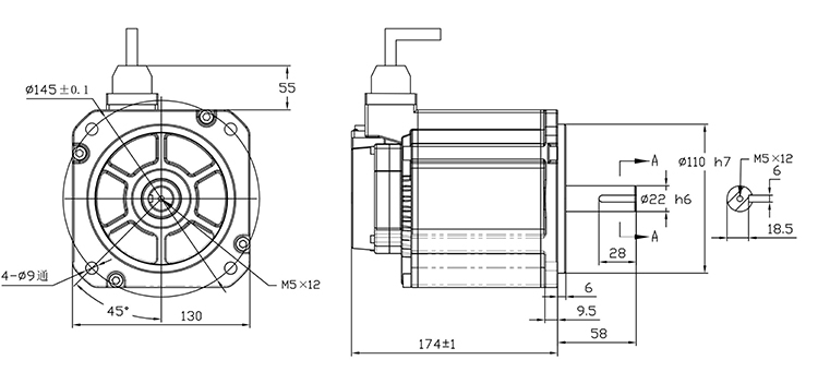 130mm Dimensions