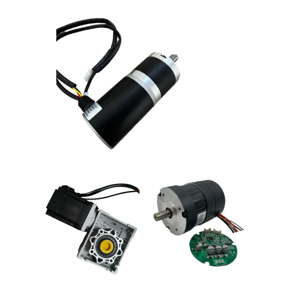 Custom Good Quality 15W to 2000W Electric Brushless DC Motor 24V 12V 36V 48V 325V BLDC Servo Worm Planetary Gear Motors with Driver Controller Gearbox Encoder