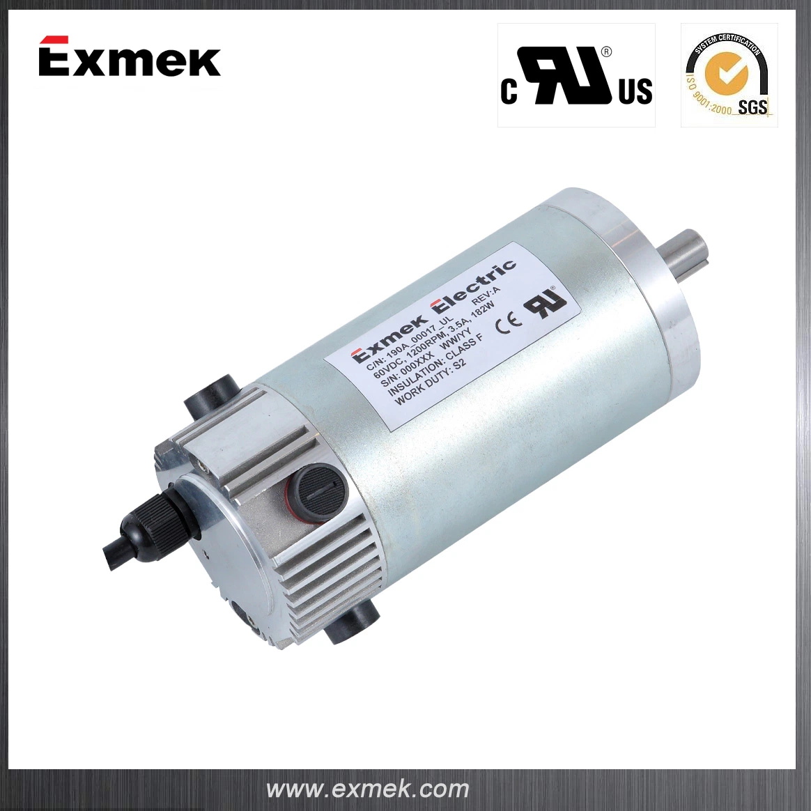 UL Certified DC Brush Electric Motor