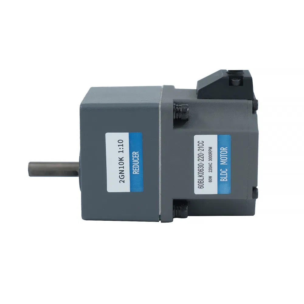 Kefufa 60mm BLDC Motor 30W 60W Micro Reduction Motor 150-3000 Rpm Adjustable Speed High Precision Alloy Gearbox for Smart Home &amp; Medical Devices