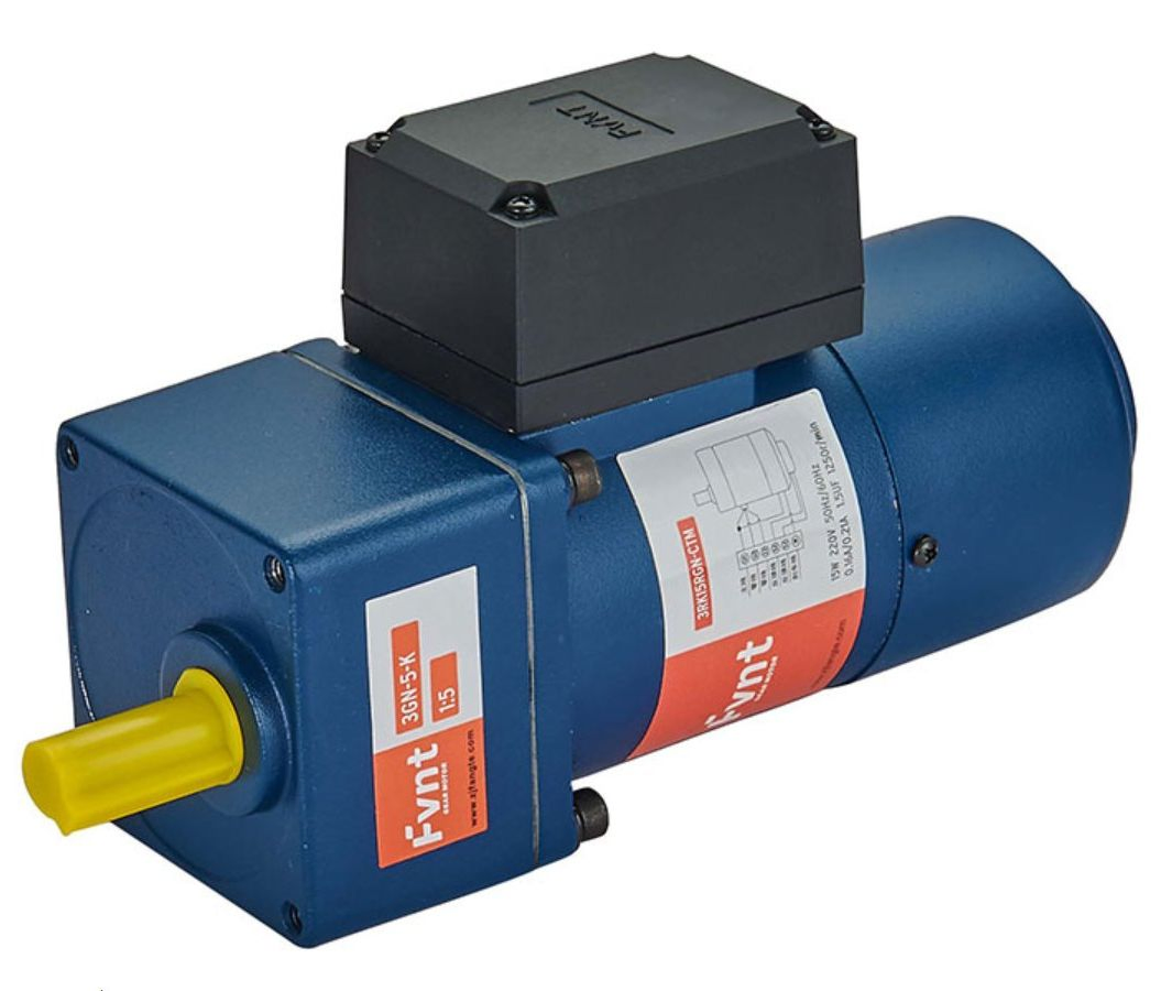 6W 60mm Micro AC Gear Motor with Gear Reducer, 110V/220V Small Speed Control Motor for Automation Equipment