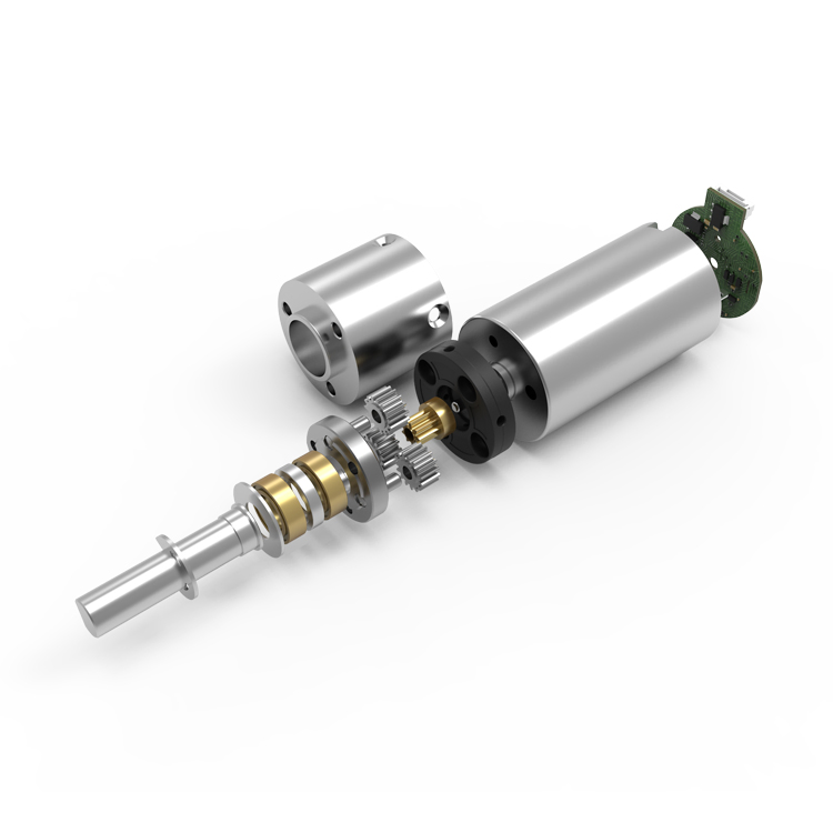 Zhaowei MD022022-256 29rpm 15kg. Cm 22mm Metal Planetary Gearbox High Torque 12V 24V Brushless DC Gear Motor for Medical Device