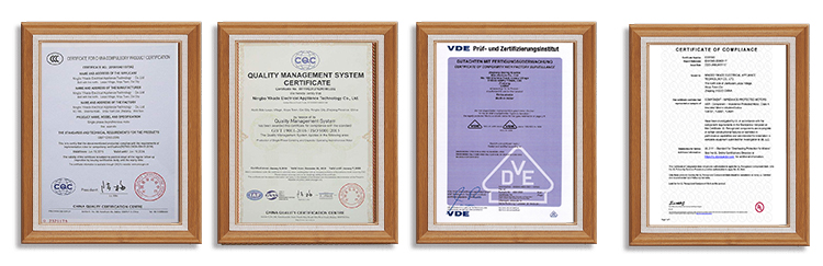 Certificates