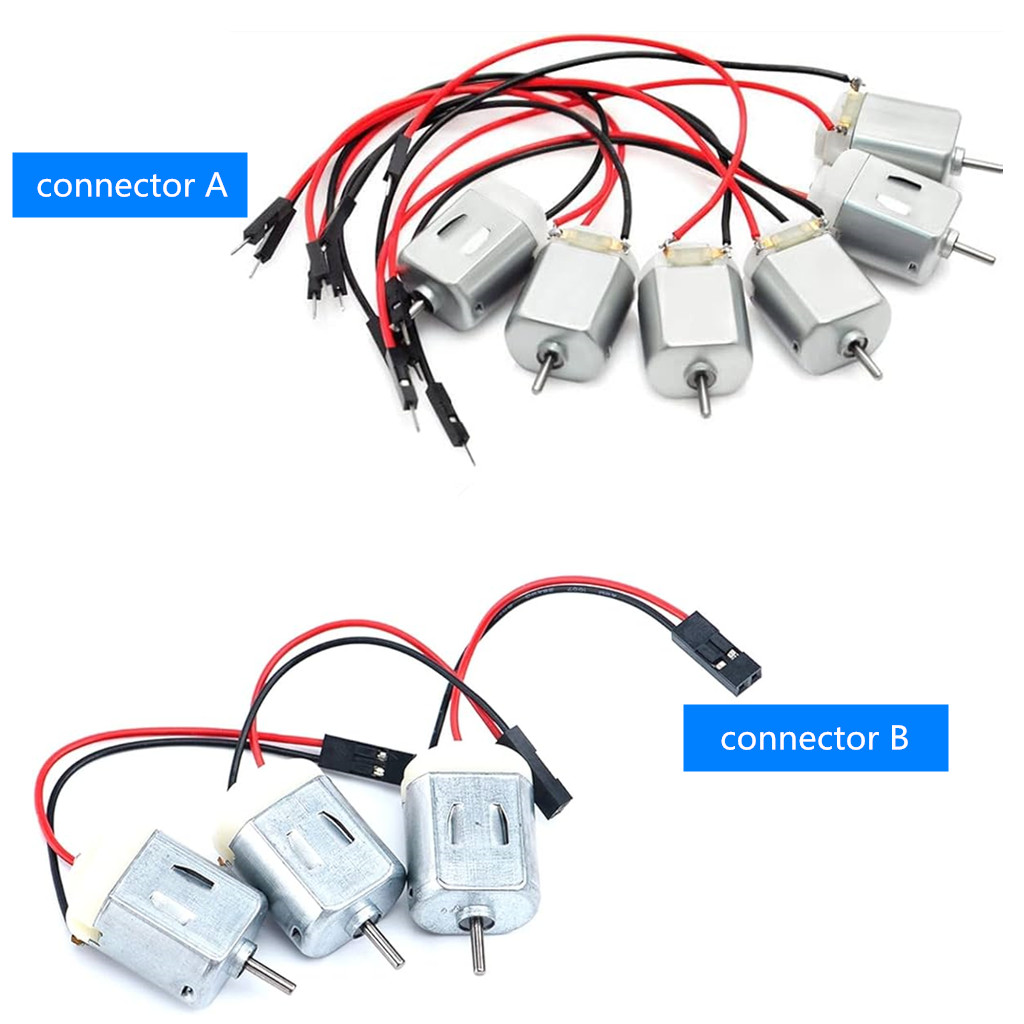 AA Battery Powered High Speed 3V 130 DC Mini Toy Motor Low Voltage Educational DIY Science Hobby Accessory Electronic Accessory