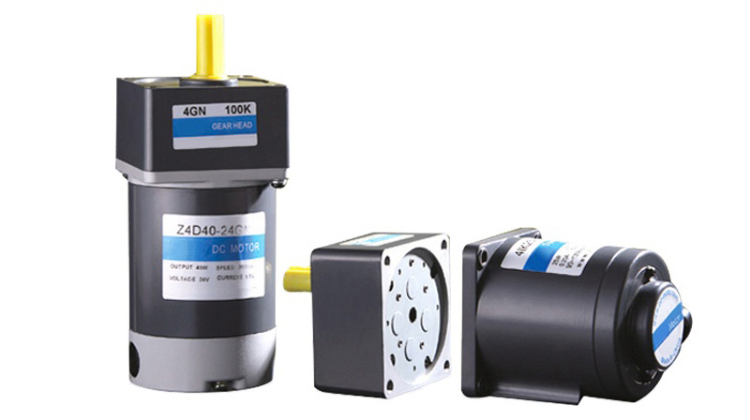 40W Micro Reversible Brushed DC Geared Motor for Automation Equipment