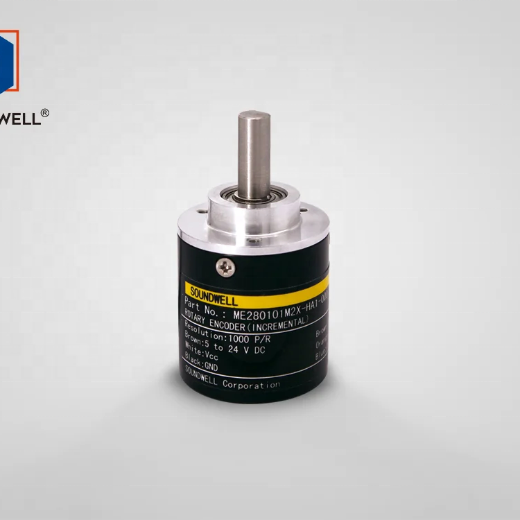 Rotary Encoder Incremental 1024 ME28 Metal Shaft Incremental Magnetic Encoder