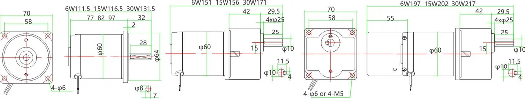 AC Reversible Electric Micro Gear Motor Banner