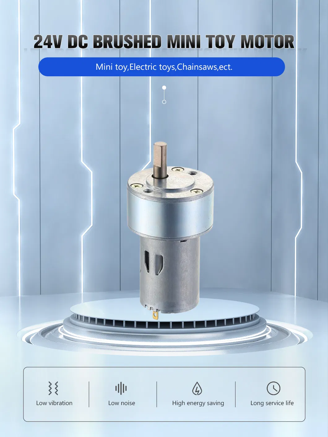 36mm Brushed DC Motor Details